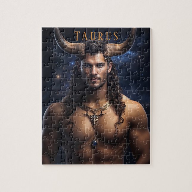 Taurus Male Jigasw Quebra-cabeça (Vertical)