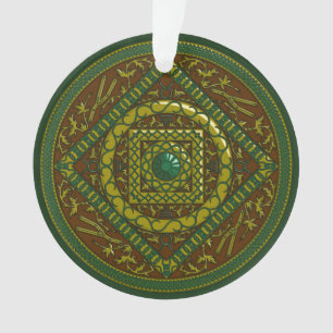 Taurus Mandala - Ornamento acrílico