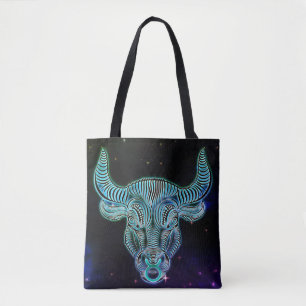 taurus, saco de tote zodiac