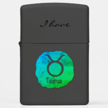Taurus Zodiac Eu Tenho Zippo Lighter