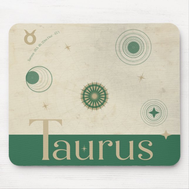 Taurus Zodiac Mousepad (Frente)