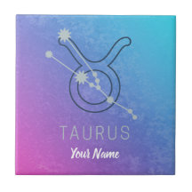 Taurus Zodiac Sinal Watercolor Horoscope