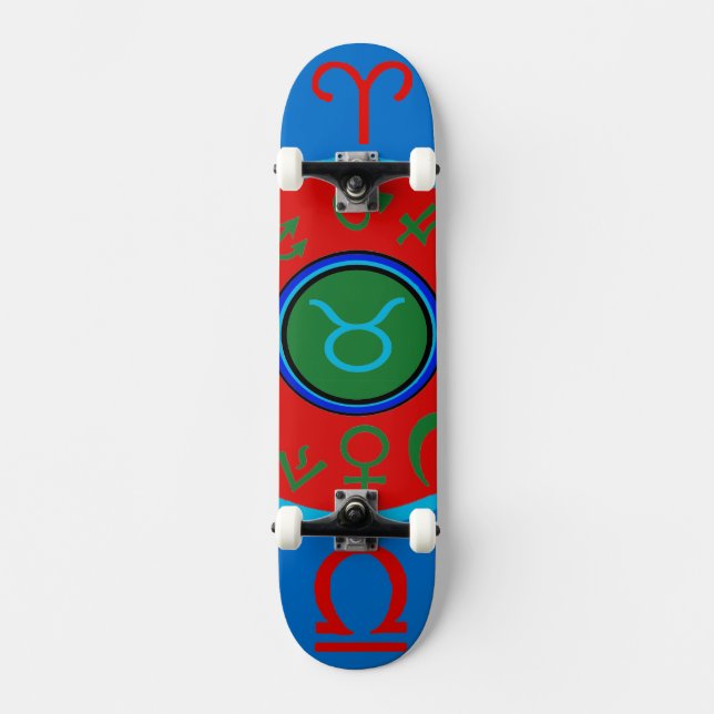 Taurus Zodiac Skateboard (Frente)