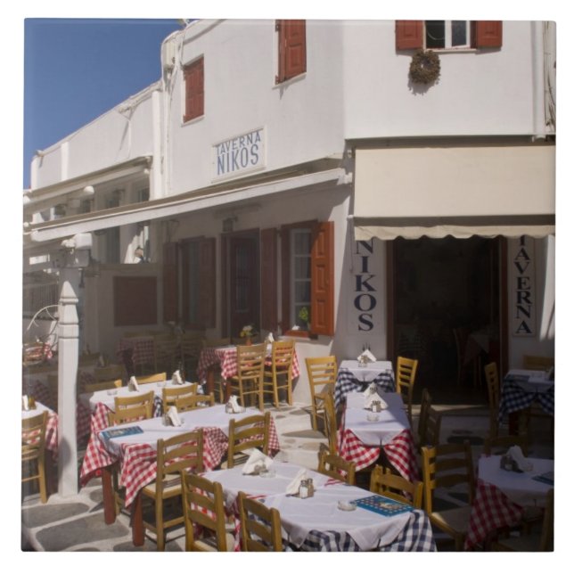 Taverna Nikos, Mykonos, Ilhas Cyclades, Grécia (Frente)