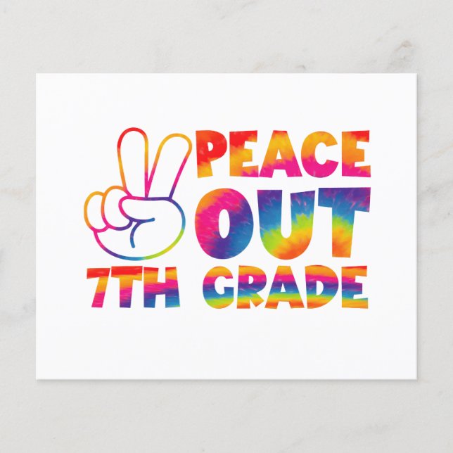 Tchau, Sétima Série Tie Dye Último Dia 7ª Série (Frente)