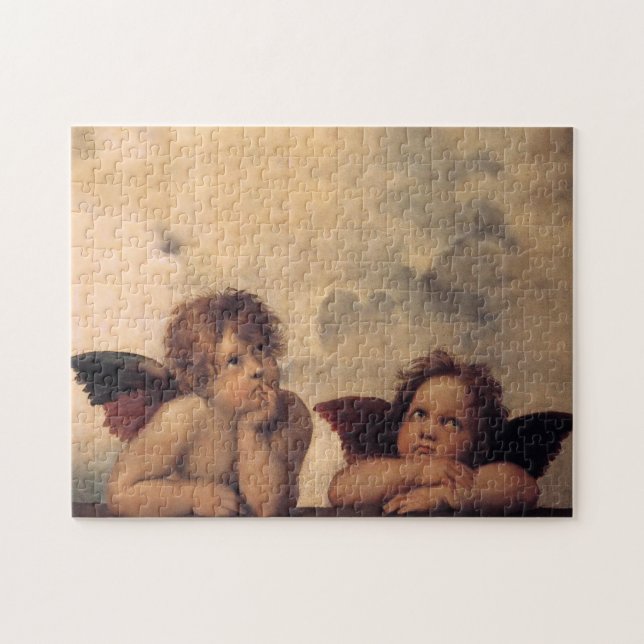 Tcherubs de Bela Arte Quebra-cabeça de Anjo de Nat (Horizontal)