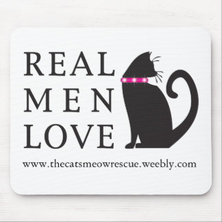 TCMR "gatos reais" Mousepad do amor dos homens