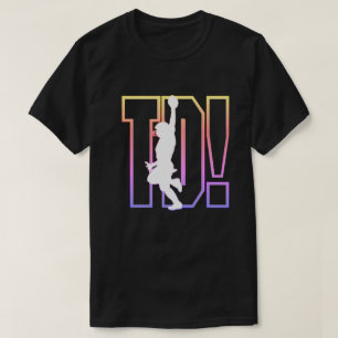 TD! Camiseta de Futebol Americano