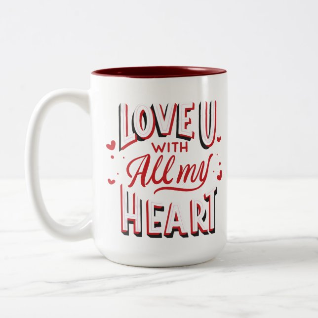 Te amo com todas as minhas canecas de café (Esquerda)