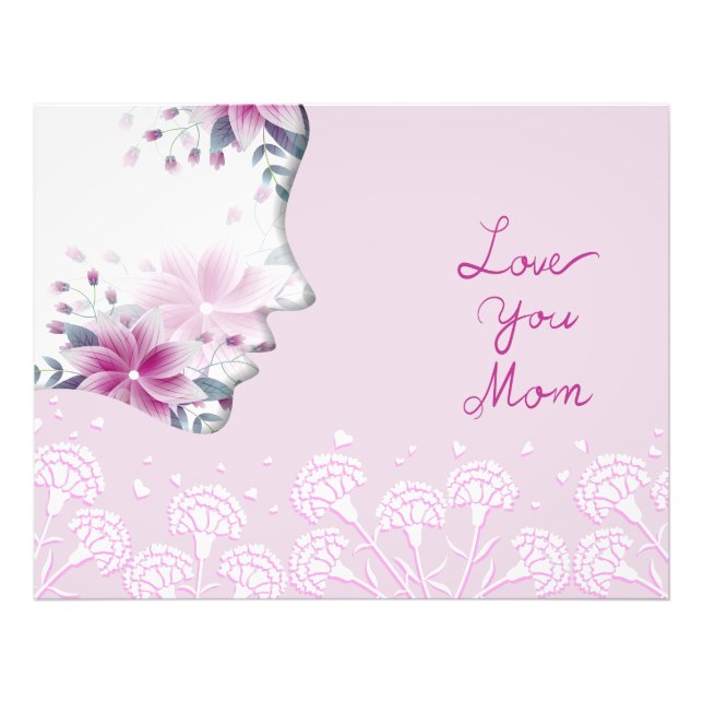 Te Amo, Mãe Foto Impressão (Frente)