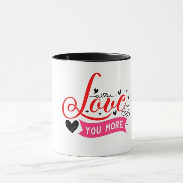 Te amo mais caneca de café (Centro)