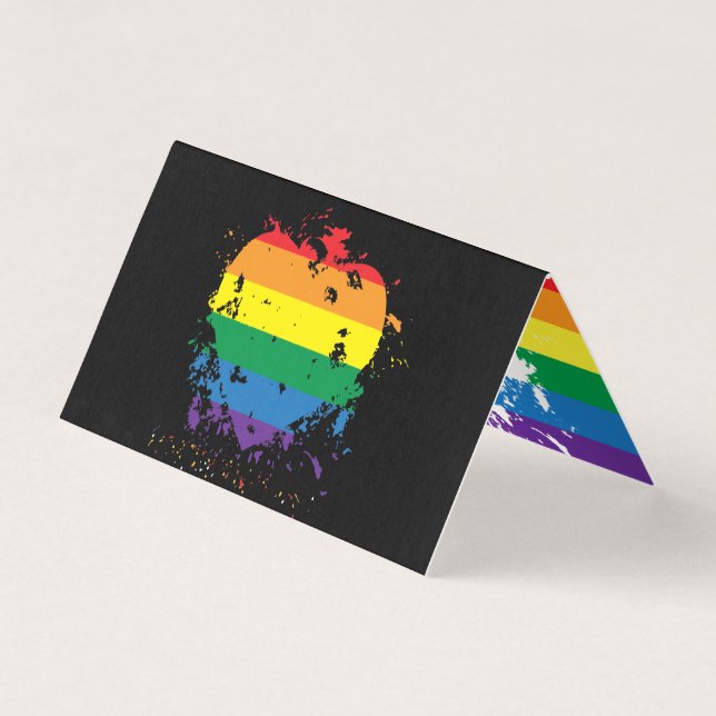 Te Amo Orgulho gay Heart (Frente)