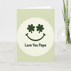 Te Amo Papai Cartão Simples