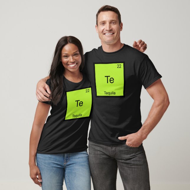 Te - Camiseta do Símbolo do Elemento Químico Engra (Unissex)