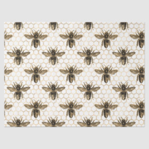 Tea Garden Bee Series Design 14 Papel Tecido