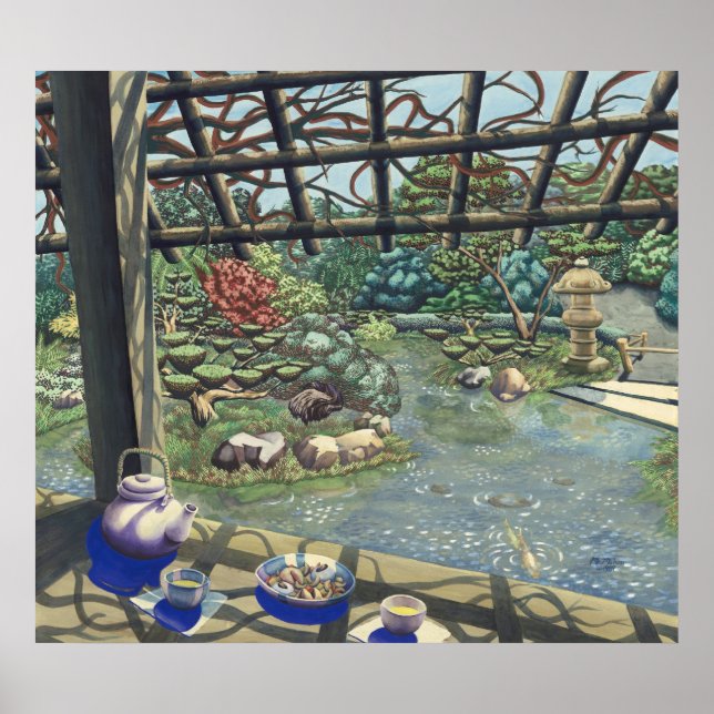 Tea Garden Poster (Frente)