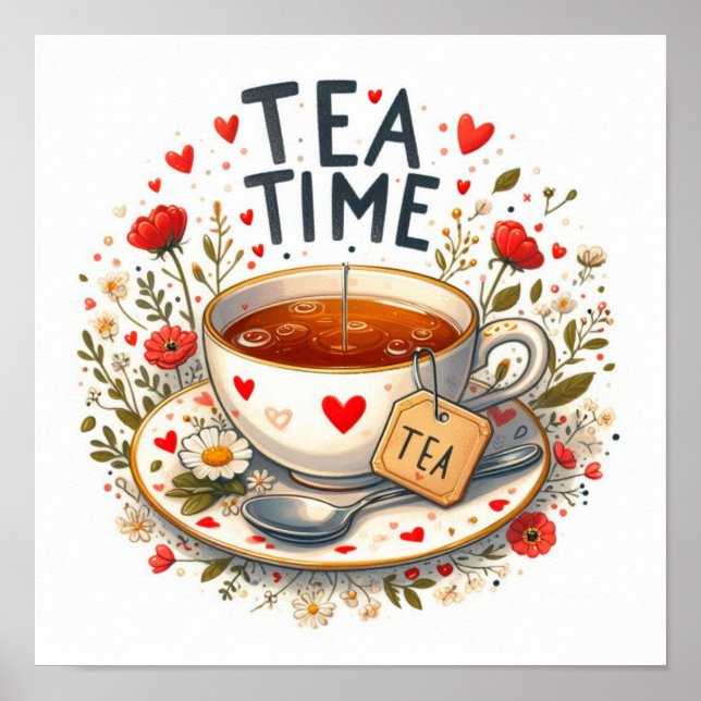 Tea Time Poster (Frente)