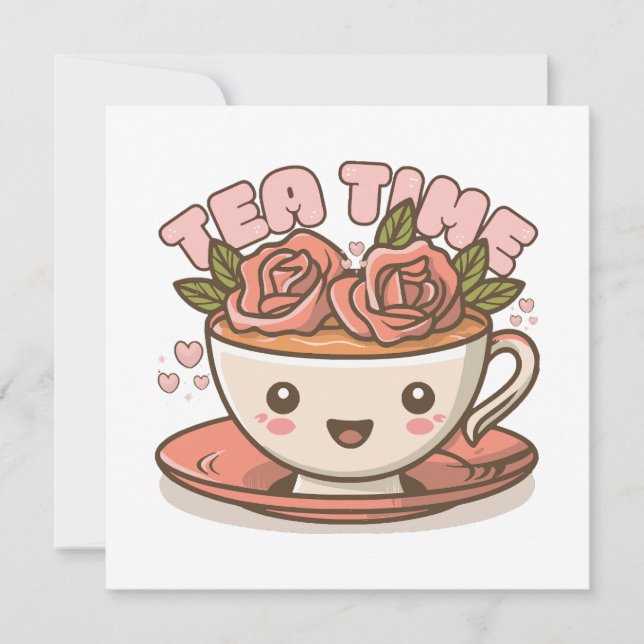 Tea Time Rosa Tea Kawaii (Frente)