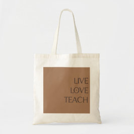 "TEACH DO AMOR VIVO" Castanho-castanho e Bolsa de 