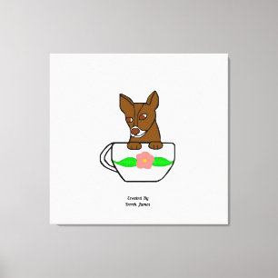 Teacup Chihuahua Canvas