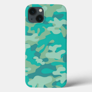 Teal and Blue Camo
