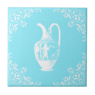 Teal Antique Jar
