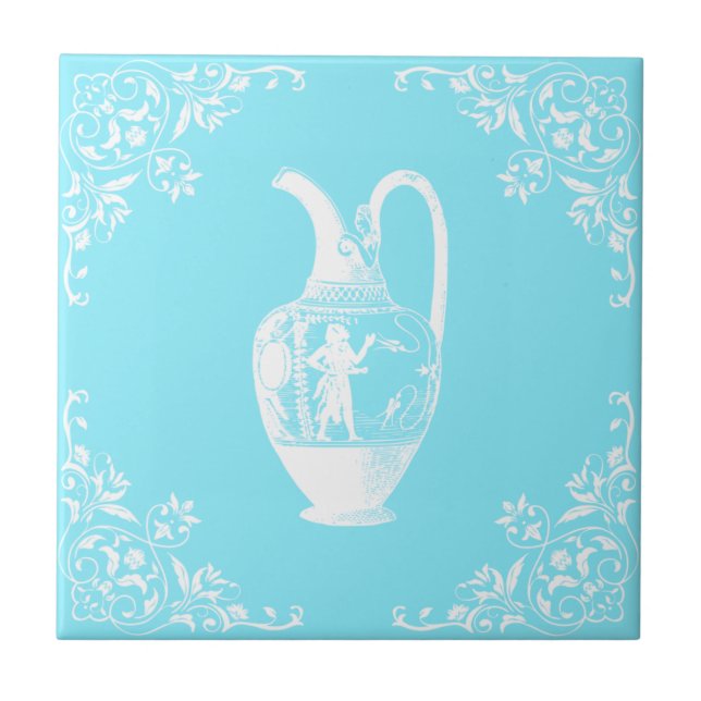 Teal Antique Jar (Frente)
