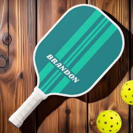 Teal Beach Breeze Rally Stripes com nome