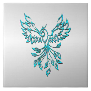 Teal Blue Phoenix nasce em prata