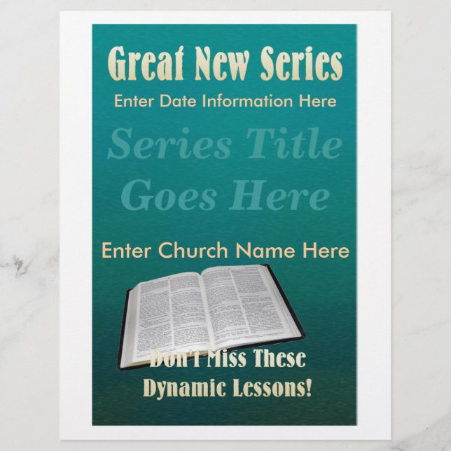 Teal do Flyer da Nova Série do excelente (Frente)