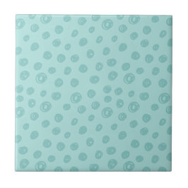 Teal Dot Pattern
