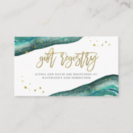 Teal e Geodo Dourado | Inserção do Registro do Pre