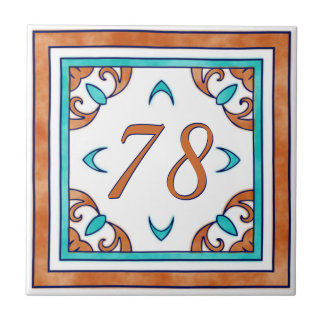 Teal e Orange Big House Number