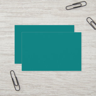 Teal European Cartão de visita