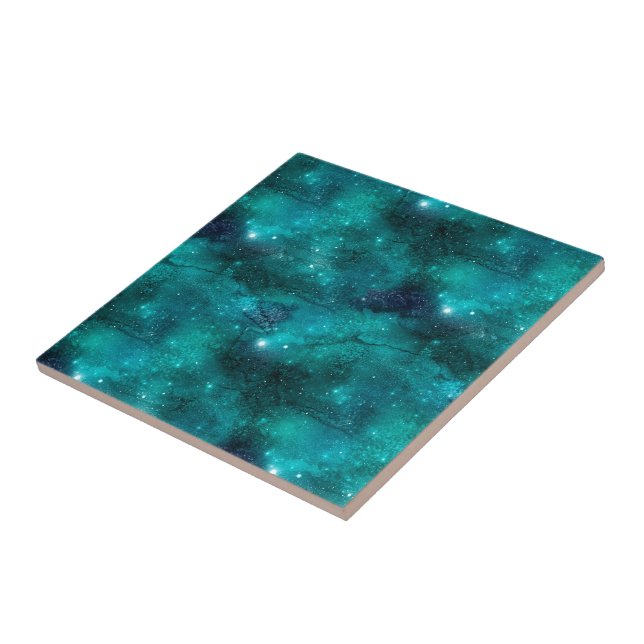 Teal Galaxy Series Design 8 (Lateral)