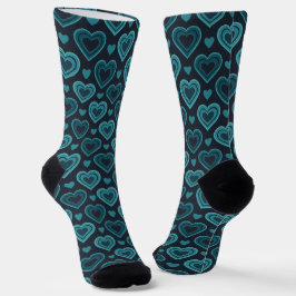 Teal Hearts