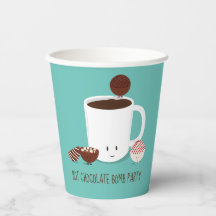 Teal Hot Chocolate Party