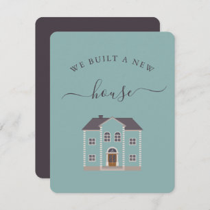 Teal House Construímos Um Novo Anúncio Da Casa