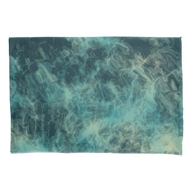 Teal Marble Abstrato (Frente)