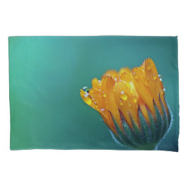 Teal Marigold Floral