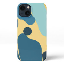 Teal & Mustard Abstract Cover — Modern Minimalist