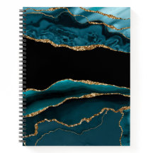 TEAL PRETO DOURADO AGATE