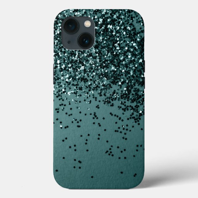 Teal Sereia Ocean Glitter #5 (Faux Glitter) #art (Verso)