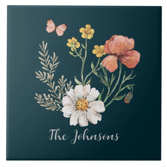 Teal Wildflower (Frente)