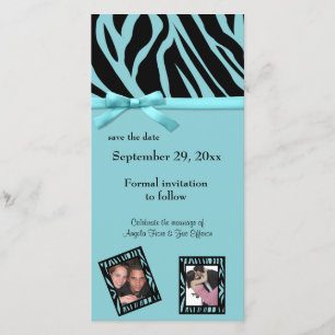 Teal Zebra Salve O Anúncio De Data