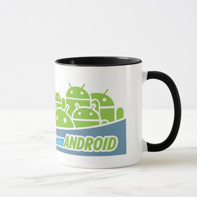 Team a caneca do Android - um do copo amável do (Direita)