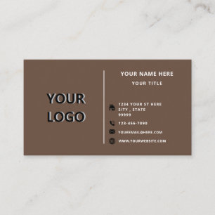 Teamplate personalizado de Cartão de visita feito 