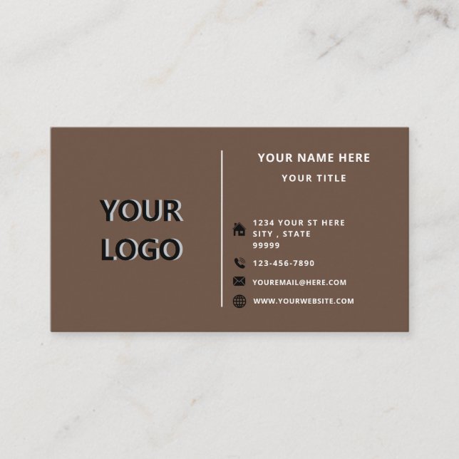 Teamplate personalizado de Cartão de visita feito  (Frente)