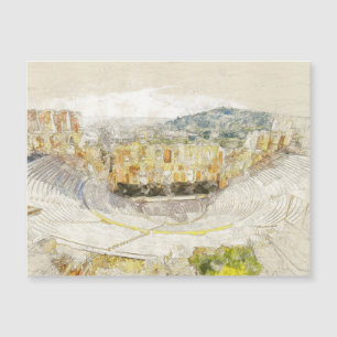 Teatro Antigo da Grécia de Atenas - Arte Clássica