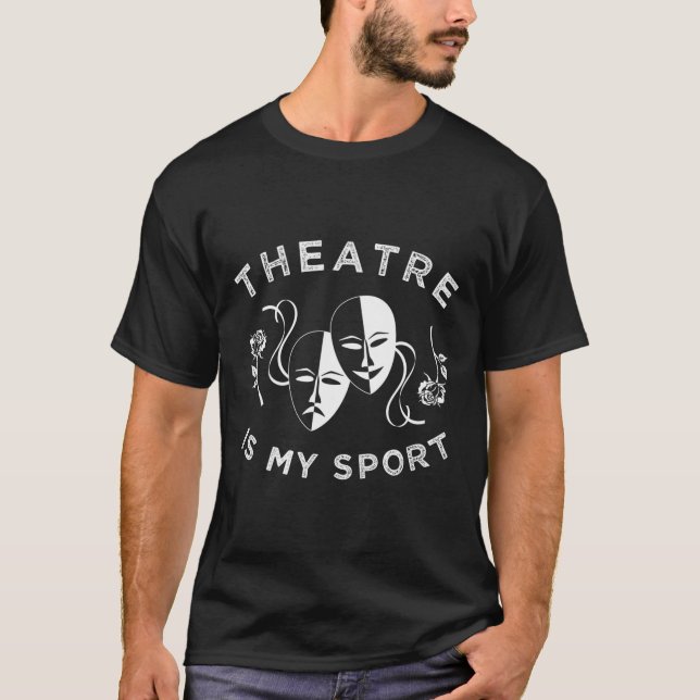 Teatro De Camisas De Teatro Divertido É Minha Capa (Frente)